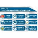 Ver imagem 2 de Colchão Infantil D18 Baby Plumaspuma (70x150x12) - Plumatex