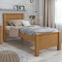 Ver imagem 3 de Cama de Solteiro Madeira Reali Lopas Amêndoa