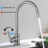 Torneira de Banheiro Cozinha Lavabo Luxo Gourmet Lavatorio Lavabo com Função Misturador Monocomando - 3