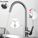 Ver imagem 2 de Torneira de Banheiro Cozinha Lavabo Luxo Gourmet Lavatorio Lavabo com Função Misturador Monocomando