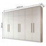 Guarda-Roupa Casal 6 Portas Aries - 4