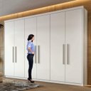 Ver imagem 5 de Guarda-Roupa Casal 6 Portas Aries