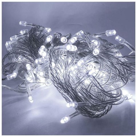 Pisca Cordão de Luz Fio de Luzes Led 8 Funções 9 Metros 220v