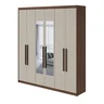 Guarda-Roupa Casal com Espelho 6 Portas Libra - 3