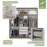 Guarda-Roupa Casal com Espelho 6 Portas Libra - 8