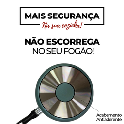 Jogo de Panelas Verde Antiaderente 5 Peças com Tampa de Vidro - 8