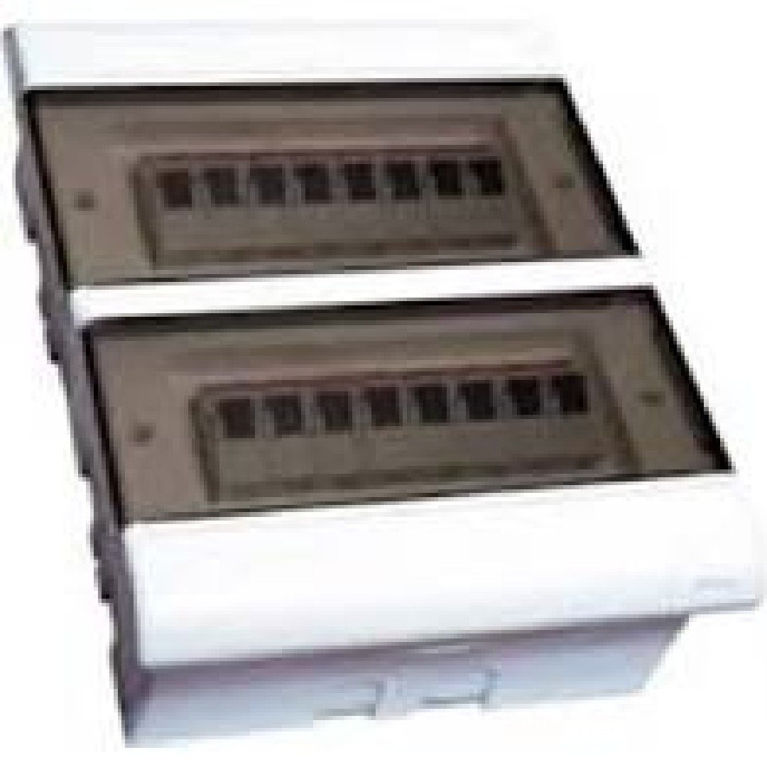 Perlex CENTRO DISTRIBUICAO 16DIN/12NEMA C/ BARR EMBUTIR - PERLEX | MadeiraMadeira