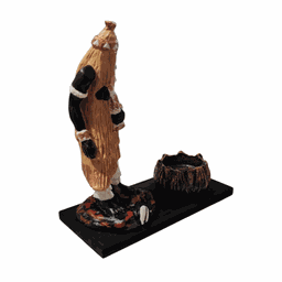 Obaluaê Porta Vela Orixá Umbanda Candomblé Axé 15 cm Loja Mistica Porta Vela Obaluaê 15 cm - 1