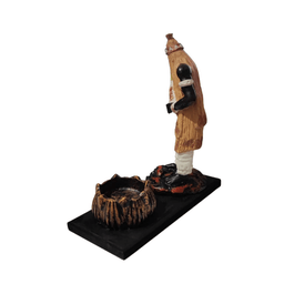 Obaluaê Porta Vela Orixá Umbanda Candomblé Axé 15 cm Loja Mistica Porta Vela Obaluaê 15 cm - 5