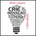 Ver imagem 2 de Adesivo de Parede Decorativo Frase Motivacional Lâmpada 120x80m