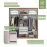 Guarda-Roupa Casal 6 Portas Libra - 7