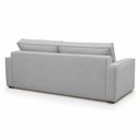 Ver imagem 6 de Sofá Sala de Estar Nilo Retratil Manual 180cm 2 Lugares Linho Cinza Claro m1 - Monari Design