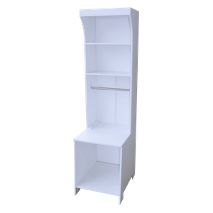 Pet Box Balcão Balança Prateleiras Expositor Loja Pet Shop Agro Mdf Branco Código 502