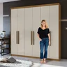 Guarda-Roupa Casal 6 Portas Libra - 9