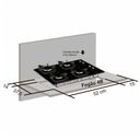 Ver imagem 3 de Cooktop 4 Bocas com Queimador Ultra Chama Mueller Bivolt Preto