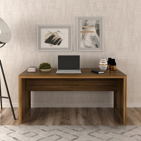 Mesa para Escritório Me4109 Nogal Tecnomobili