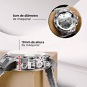 Ver imagem 7 de Relógio Caixa Aço Inox Prata Masculino Casual Presente Social Analógico Original