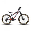 Ver imagem 1 de Bicicleta Vikingx Tuff Aro 26 Vmaxx Freio a Disco Mec Cambios Shimanos 21v Roxo Laranja
