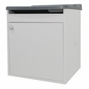 Ver imagem 2 de Tanque de Lavanderia 22 Lts + Gabinete Mdf Suspenso + Sifão Cor:cinza