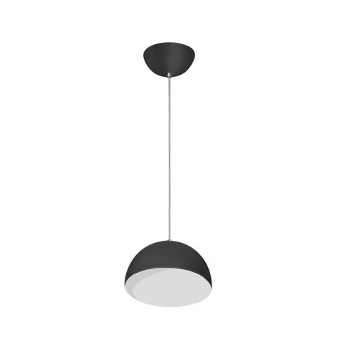 Lustre Pendente 5523 Para 3 Lâmpadas Soquete E27 Cor Preta