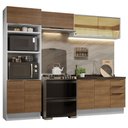 Ver imagem 3 de Armário de Cozinha Completa 270cm Branco/Rustic Stella Madesa 06