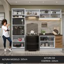 Ver imagem 6 de Armário de Cozinha Completa 270cm Branco/Rustic Stella Madesa 06