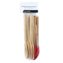 Ver imagem 2 de Kit de Utensílios Bambu Vermelho com 10 Peças - A/CASA