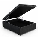 Ver imagem 2 de Cama Box Baú Casal Corino (138x188) Reforçada - Preto