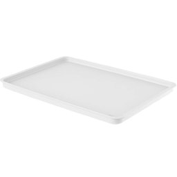 Bandeja Branca 34x24cm Slim Coza Plástica Restaurante Multiuso Organizadora Decorativa - 1