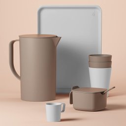 Bandeja Branca 34x24cm Slim Coza Plástica Restaurante Multiuso Organizadora Decorativa - 2