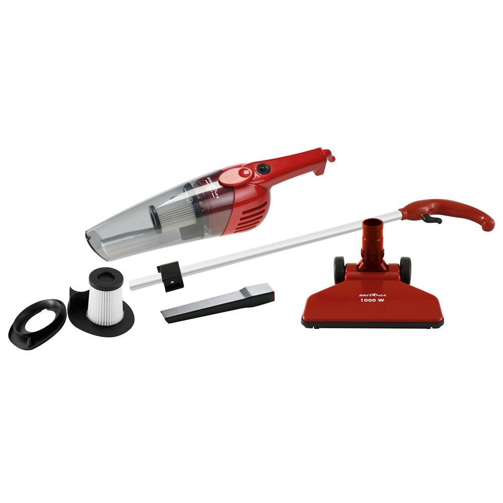 Aspirador de Pó Vertical Portátil Britânia Dust Off 1000W - Vermelho 220V - 3