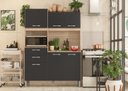 Ver imagem 6 de Cozinha Completa Domus Prime 6 Portas 2 Gavetas Grafito