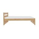 Ver imagem 5 de Cama Solteiro em Madeira Máciça 198x78,7cm Unique Yescasa Marrom/Pine