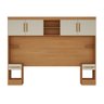 Quarto Completo Genius 8 Portas 6 Gavetas Cinamomo/ Off White - Moville - 10