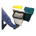 Ver imagem 5 de Llixeira 50 Pedal Quadrada Plástica - Lar Plásticos - Amarelo