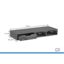 Ver imagem 4 de Rack Bancada p/ TV 47 pol Liga 130cm Canela Kappesberg