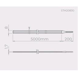 Fita All Light 24V Pro 8W/m 500Lm/m IRC 90 5MT - 3000k   Stella  STH20820-30 - 2