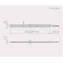 Ver imagem 2 de Fita All Light 24V Pro 8W/m 500Lm/m IRC 90 5MT - 3000k Stella STH20820-30