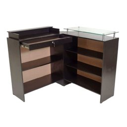 Balcão Caixa e Recepção 100% Mdf Lojas e Comércios Preto - Suprema Móveis - 2
