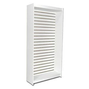 Estante Canaletada Expositor Branco 185x92x32cm - Deep