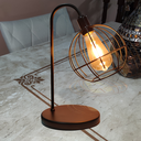 Ver imagem 3 de Abajur de Quarto Luminária Industrial Aramado Spider Preta