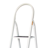 Escada de Aço Carbono 5 Degraus Antiderrapante Branco - 4