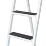 Escada de Aço Carbono 5 Degraus Antiderrapante Branco - 3