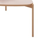 Ver imagem 5 de Mesa de Centro Orgânica para Sala Pé Metal Zira D04 Off White - Mpozenato