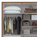 Ver imagem 6 de Guarda-Roupa Casal com Espelho 6 Portas Urban
