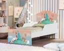 Ver imagem 4 de Cama Infantil Volta Ao Mundo Proteção Lateral Colchão Incluso