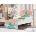 Ver imagem 4 de Cama Infantil Volta Ao Mundo Proteção Lateral Colchão Incluso