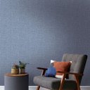 Ver imagem 1 de Papel de Parede Linho Azul com Cola Inclusa