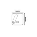 Ver imagem 2 de Arandela de Cabeceira Leitura Nobre Read Soft Neo Sobrepor Marrom 3+7W 3000k