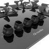 Cooktop 5 Bocas com Queimador Ultra Chama Mueller Bivolt Preto - 7